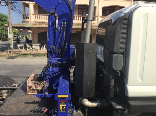 เจ้าของเอากลับแค่ 1 ล้าน...22ล้อบรรทุกติดเครน5ตัน....360แรงISUZU+หางพ่วงบรรทุกของยาว3คาน ยืดหดได้(หางสาหรี่) ปี57 ไมล์แค่2หมื่นโล