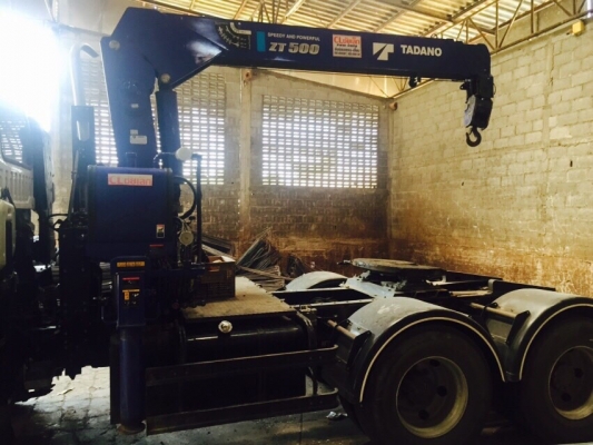 เจ้าของเอากลับแค่ 1 ล้าน...22ล้อบรรทุกติดเครน5ตัน....360แรงISUZU+หางพ่วงบรรทุกของยาว3คาน ยืดหดได้(หางสาหรี่) ปี57 ไมล์แค่2หมื่นโล