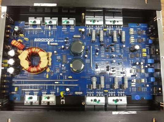 อมป์ 2 แชลแนลคลาสเอบี audiofocus pa-2400 e