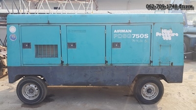 Airman PDSG750S (Hi Pressure) เก่าญี่ปุ่นไม่เคยใช้ในไทย 100\% ลม 12-14 บาร์ สภาพเครื่องสวยๆ สกรูแน่นๆ ใช้ยาวๆ ธีรเทพ 062-709-1748