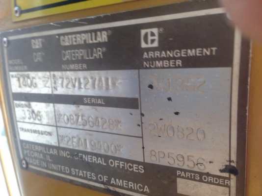 ขาย รถเกรด140G 72V12741 จำหน่าย รถ เครื่องจักร นำเข้า100\% อปกรณ์ทุกชิด ราคาถูก eurotec. 0818176901