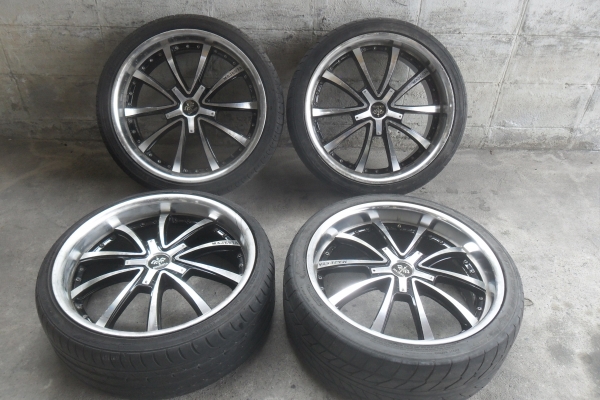 ล้อแม็ก20นิ้ว5รู114 พร้อมยาง สวยๆ 4 ล้อ ราคา 9900 บาท