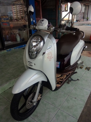 Honda Scoopy-i ลายคลาสสิค (ล้อแม็กซ์) รถปี54 สวยๆเครื่องดี ราคาถูกๆ