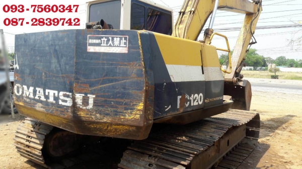 ขายรถแบคโฮ Komatsu.pc 120-5