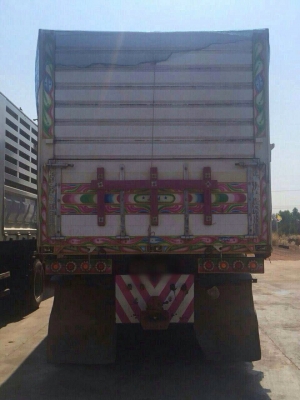 ขายดาวน์ รถสิบล้อพ่วงดั้มพ์แม่ลูก hino 344 ปี57สภาพป้ายแดง วิ่ง 50000กิโล