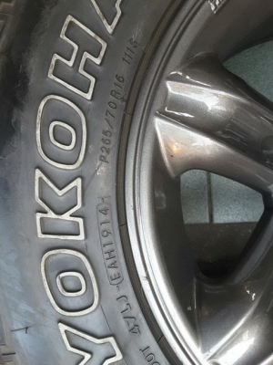 Max + Yokohama AT 265/70/16 ปี14 สวยๆ 1ชุด