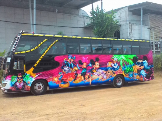 ขายรถบัส เครื่องPF6 Turbo