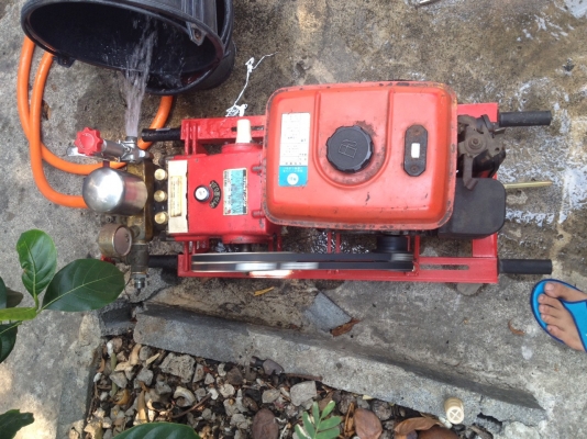 ปั้มสามสูบ+เครื่องมิตซู มือสองญี่ปุ่น