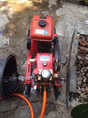 ปั้มสามสูบ+เครื่องมิตซู มือสองญี่ปุ่น