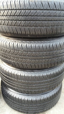 ล้อ toyota fortuner ขอบ 17 พร้อมยาง 265 65 17 bridgestone ปี 15 ชุดล่ะ 14500