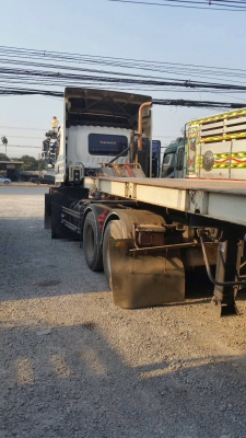 ขายหัวลากพร้อมหาง Isuzu เครื่อง 360 แรง ปี 55 พร้อมหางสามมิตร 3 เพลา ยาว 12.50 เมตร ปี 55 รถสวยเดิมๆพร้อมใช้งานค่ะ