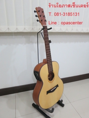 กีต้าร์โปร่งไฟฟ้า Amari รุ่น AM-MINI 36นิ้ว สีไม้ด้าน ของใหม่ EQ อย่างดี TEQ-5