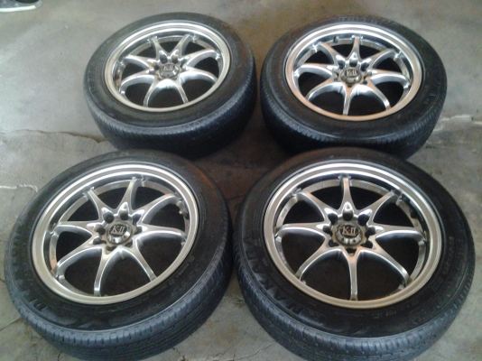 แม็ก CE28 ขอบ15  4รู100 4รู114 พร้อมยาง