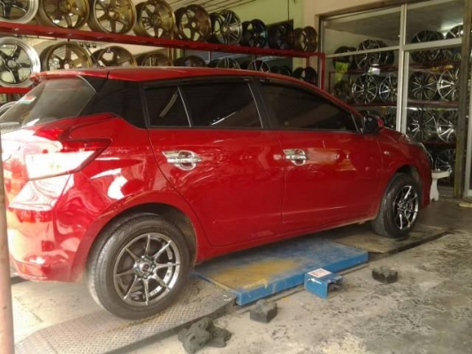 แม็กyachiyoda ขอบ15 4รู100 4รู114 พร้อมยาง