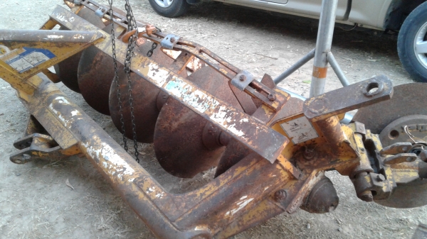 ขายตามสภาพพาน5CCTใบ24นิ้วติดมากับรถไถ50แรง