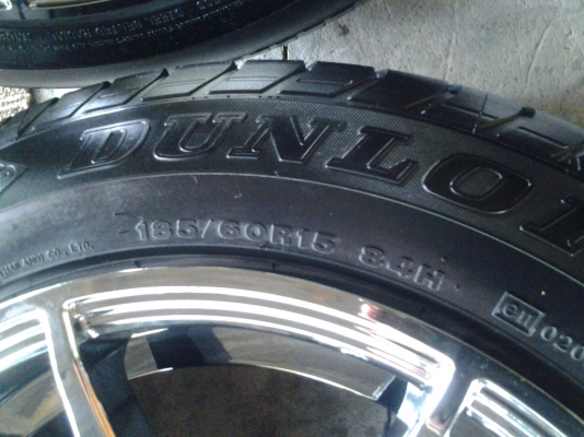 แม็กyachiyoda ขอบ15 4รู100 4รู114 พร้อมยางดอกตรูมๆ