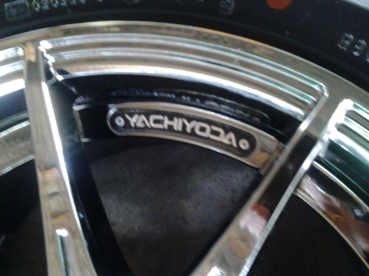 แม็กyachiyoda ขอบ15 4รู100 4รู114 พร้อมยางดอกตรูมๆ