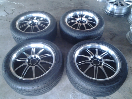 ล้อแม็กขอบ17 5รู100 5รู114 พร้อมยาง