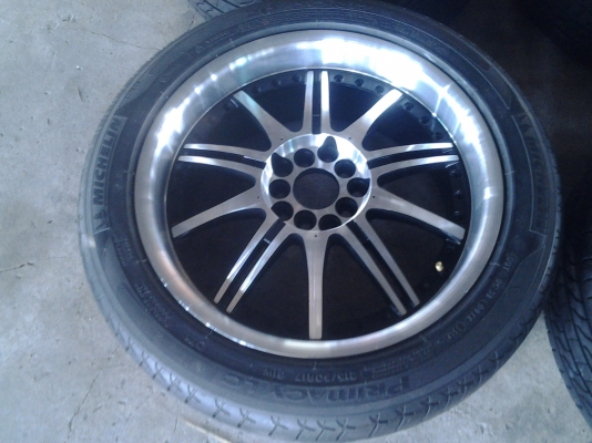 ล้อแม็กขอบ17 5รู100 5รู114 พร้อมยาง