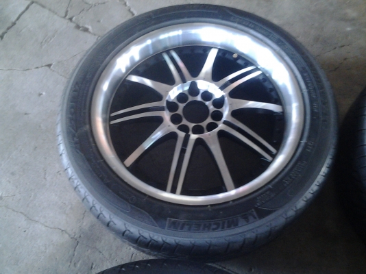 ล้อแม็กขอบ17 5รู100 5รู114 พร้อมยาง