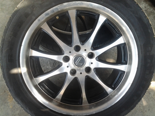 ล้อแท้ LENSO ขอบ18  5รู114 พร้อมยาง