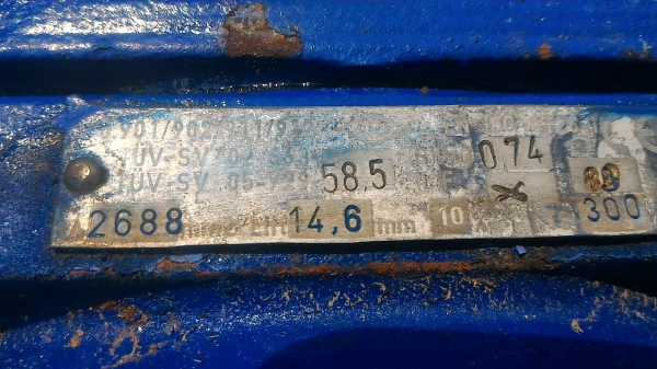 วาล์วเปิดด้วยแรงดัน แบบหน้าแปลนขนาด เข้า 2 นิ้ว ออก 3 นิ้ว ของใหม่ยังไม่ได้ใช้งาน