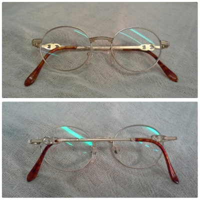 แว่นสายตายาวทรง 'หยดน้ำ จอห์น เลนนอน'  GIORGIO BAIMAN MILANO made in Japan