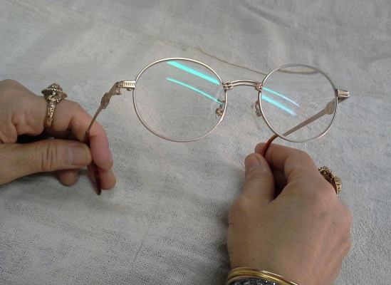 แว่นสายตายาวทรง 'หยดน้ำ จอห์น เลนนอน'  GIORGIO BAIMAN MILANO made in Japan