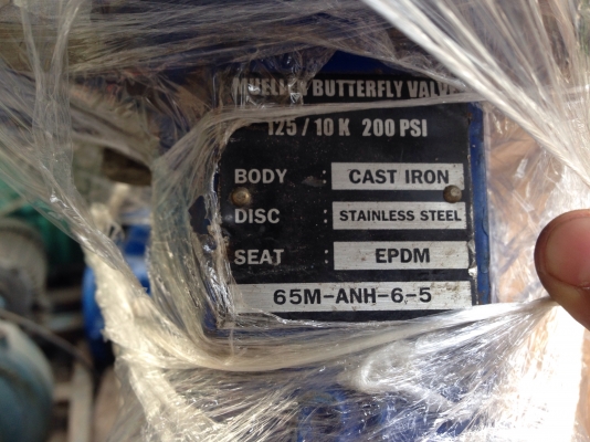 ขายวาล์วน้ำสแตนเลสขนาดใหญ่แบบผีเสื้อ Mueller ของใหม่เก่าเก็บ ขนาด 60 cm. กับ 50 cm. ครับ