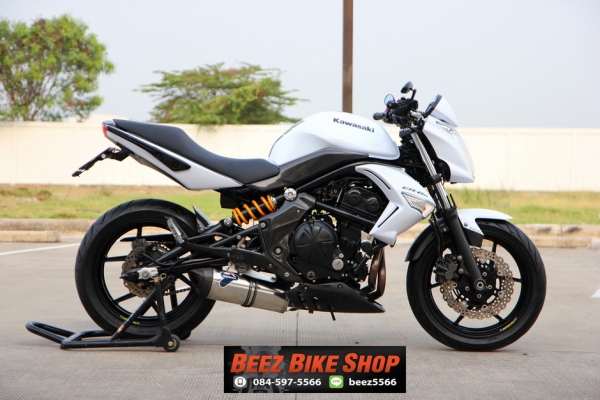 <<ดาวน์ 35,000>>ขาย Kawasaki ER650 ABS รุ่นปี 2010 แต่งเต็ม สภาพสวย ทะเบียนพร้อม