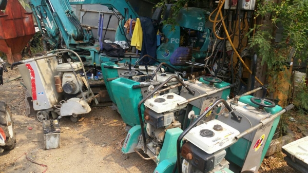 ขาย เครื่องตัดปูน คอนกรีต ตัดจ้อย MIKASA 9 แรง 4 จังหวะ เก่านอก สภาพดี