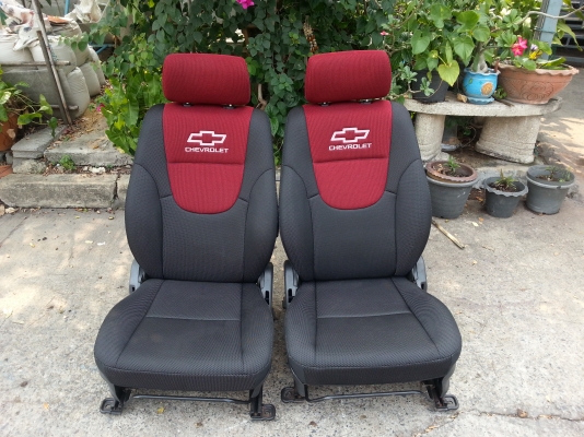 เบาะ CHEVROLET ดำแดง สภาพดี สวยๆเนียนๆ ฟองน้ำแน่นๆ แท้ญี่ปุ่น