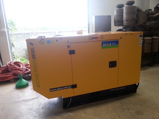 เครื่องปั่นไฟ AKSA 20KW 1เฟส 1500รอบ