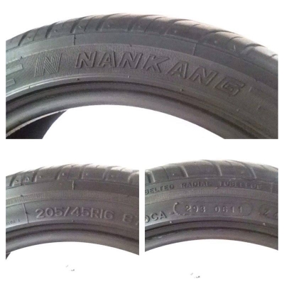ขายยาง nankang 205 45 16 ปี11 สภาพเก่าเก็บเนื้อยางนุ่มๆ ดอกหนา90\%4เส้น สภาพสวยไม่บวมไม่ปะไม่มีแตกลายงา 1ชุด4เส้น ราคา2500บาท รับประกันยางทุกเส้นยินดีคืนเงิน โทร0924462525โส กทม ขายยาง nankang 205 45 16 ปี11 สภาพเก่าเก็บเนื้อยางนุ่มๆ ดอกหนา90\%4เส้น สภาพสวยไม่บวมไม่ปะไม่มีแตกลายงา 1ชุด4เส้น ราคา2500บาท รับประกันยางทุกเส้นยินดีคืนเงิน โทร0924462525โส กทม