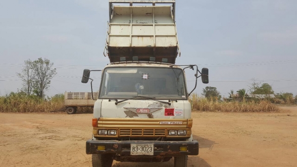 ขาย รถพ่วงแม่ดั้ม-ลูกไม่ดั้ม HINO FM227 เครื่องเดิม EM100 220 แรงม้า เกียร์เดิม สโลว์เดิม ช่วงล่างดี คัสซีสวยตลอดเส้น ยางเต็ม ทะเบียนพร้อมโอน