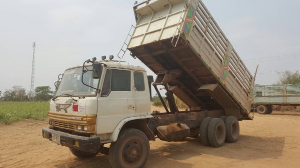 ขาย รถพ่วงแม่ดั้ม-ลูกไม่ดั้ม HINO FM227 เครื่องเดิม EM100 220 แรงม้า เกียร์เดิม สโลว์เดิม ช่วงล่างดี คัสซีสวยตลอดเส้น ยางเต็ม ทะเบียนพร้อมโอน