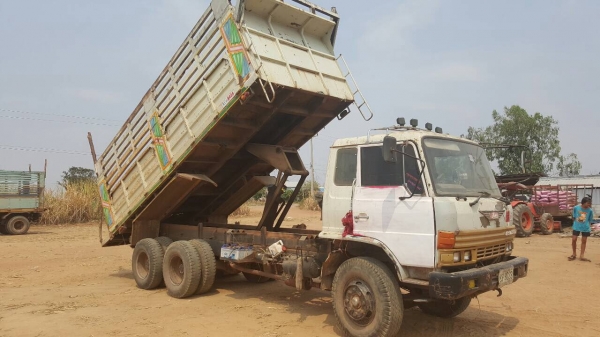 ขาย รถพ่วงแม่ดั้ม-ลูกไม่ดั้ม HINO FM227 เครื่องเดิม EM100 220 แรงม้า เกียร์เดิม สโลว์เดิม ช่วงล่างดี คัสซีสวยตลอดเส้น ยางเต็ม ทะเบียนพร้อมโอน