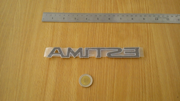 เพลทโลโก้ ESTIMA เพลทโลโก้ ESTIMA