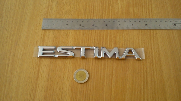 เพลทโลโก้ ESTIMA เพลทโลโก้ ESTIMA