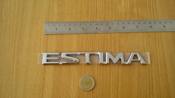 เพลทโลโก้ ESTIMA เพลทโลโก้ ESTIMA