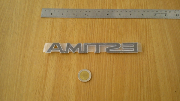 เพลทโลโก้ ESTIMA เพลทโลโก้ ESTIMA