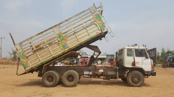 ขาย รถพ่วงแม่ดั้ม-ลูกไม่ดั้ม HINO FM227 เครื่องเดิม EM100 220 แรงม้า เกียร์เดิม สโลว์เดิม ช่วงล่างดี คัสซีสวยตลอดเส้น ยางเต็ม ทะเบียนพร้อมโอน