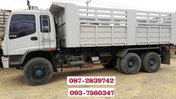 ขายรถดั้มพ์ 10 ล้อ 2 เพลา  มีระบบลากจูง  ISUZU DEGA 270 แรงม้า