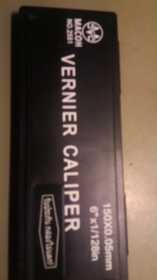 เวอร์เนีย ยี่ห้อ MACOH  ความละเอียด 0.05 มม ระยะการทำงาน 150 มม. ใช้ได้ทั้งนิ้วและมิล แถบตัวเลขสีดำเห็นชัด ทศนิยม 2 ตำแหน่ง