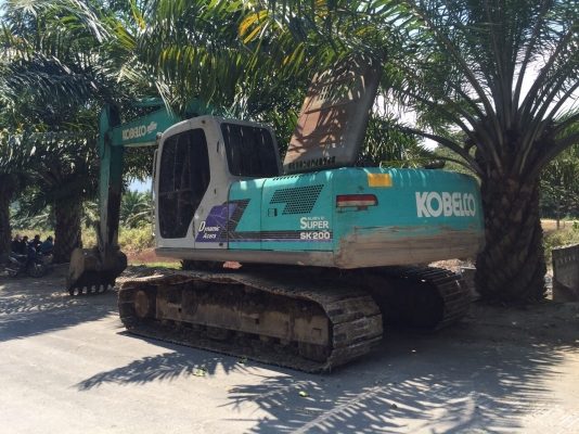ขายรถแบคโฮ KOBELCO SK200 YN09 SUPER สวยเดิม เล่มทะเบียน สนใจโทร 081-970-1072