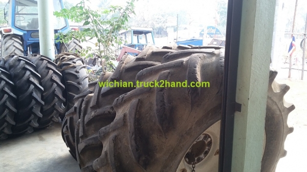 ขายแล้วขอบคุณพี่ขวัญใจ อ.ศรีสวัสดิ์ มากครับ มารับแล้วกระทะล้อพร้อมยางหลังรถไถฟอร์ด กะทะขอบ30&rdquo; พร้อมยาง18.4-30