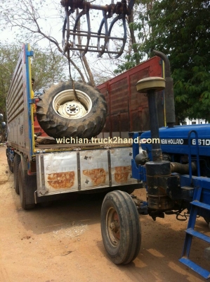 ขายแล้วขอบคุณพี่ขวัญใจ อ.ศรีสวัสดิ์ มากครับ มารับแล้วกระทะล้อพร้อมยางหลังรถไถฟอร์ด กะทะขอบ30&rdquo; พร้อมยาง18.4-30