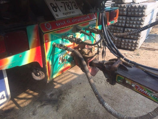 ขายรถพ่วงแม่-ลูก HINO Serie500 แท้จากห้าง เครื่อง NGV 360 แรงม้า กระบะ ต่ออู่ ST นครปฐม ตัวลูก 3 เพลา เล่มพร้อมโอน