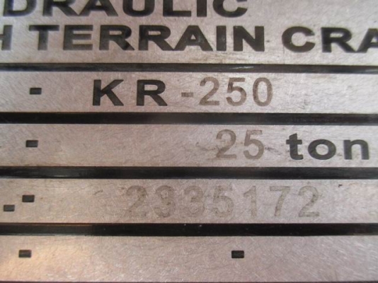 ขายรถเครน KATO รุ่น KR 250 สภาพสวย พร้อมใช้งาน