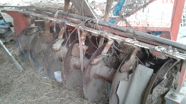 ขายตามสภาพพาน7LCSใบ26ติดมากับรถไถ90แรงคูโบต้าควบกับตัวดันหน้าไคเฮงหลีติดกับรถ90แรง